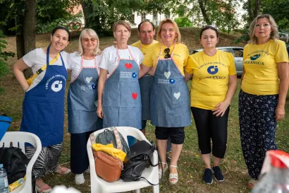 Članovi Udruženja obrtnika Gare&scaron;nica pekli su ro&scaron;tilj/Foto: Predrag Uskoković/Grad Daruvar