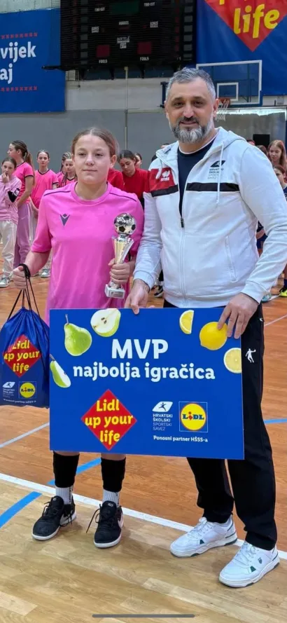 Najbolja igračica turnira iako su bili drugi u futsalu/Foto: Ustupila obitelj Tunić