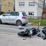 Moped nakon sudara/Foto: Čitatelj