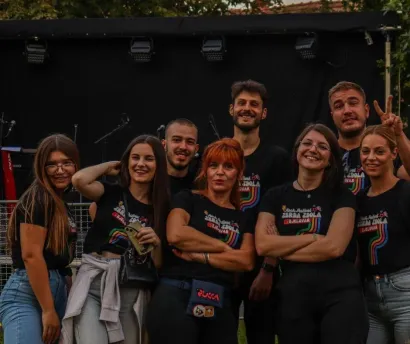Vrijedna ekipa koja stoji iz sve popularnijeg bjelovarskog festivala/Foto: Privatni album