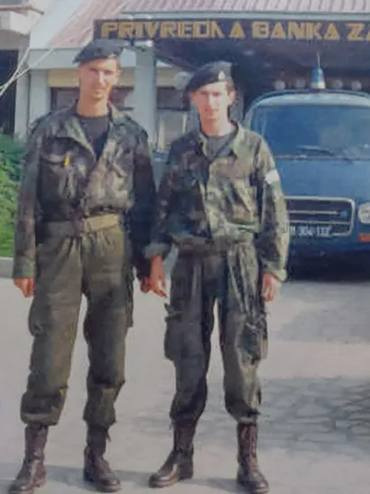Nerazdvojni prijatelji Tihomir i Mato/Foto: Privatni album