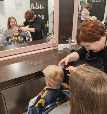 Klinici obožavaju dolaziti u Frizerski salon ''Alica''/Foto: Privatni album