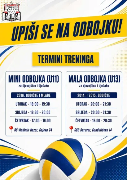 Foto: Odbojka&scaron;ki klub Daruvar