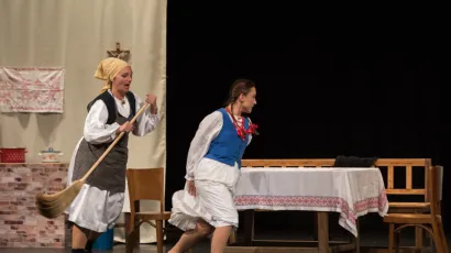 Nagrada za najbolju sporednu žensku ulogu oti&scaron;la je Zdenki Kamenarić za ulogu bake Magde u predstavi 'Fačuk'/Foto: Marina Brestovečki Mrkoci