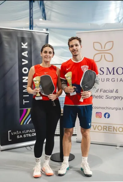 Djevojku Ivonu upoznao je na pickleballu/Foto: Privatni album