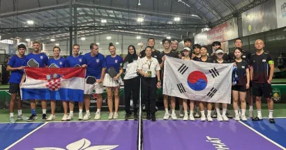 Hrvatska je na turniru u Vijetnamu igrala protiv Južne Koreje/Foto: Privatni album