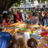 Veselo je bilo ispred Zavičajnog muzeja/ Foto: Predrag Uskoković/Grad Daruvar