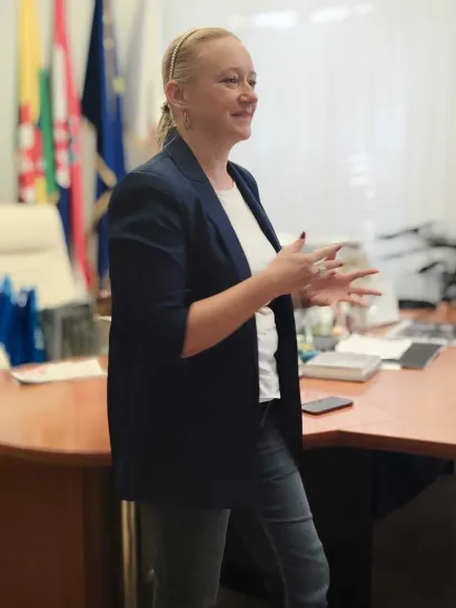 Kristina Turković Lovrić, glasnogovornica Grada Bjelovara, najavila je program svečanog otvorenja/Foto: Slavica Trgovac Martan