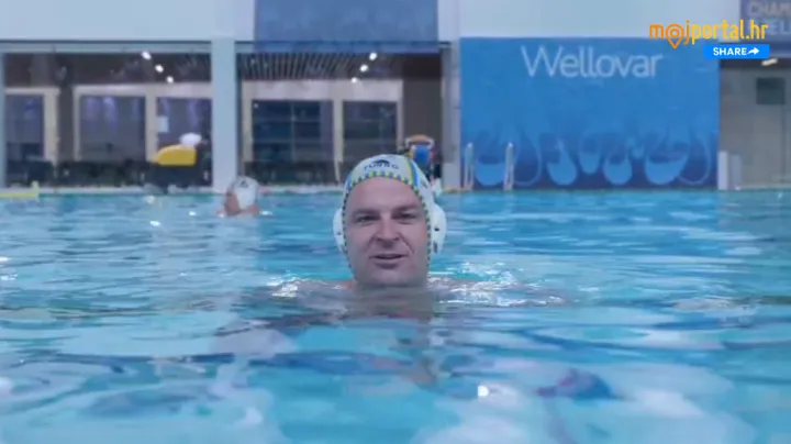 Dario Hrebak u vaterpolo izdanju/Foto: screenshot