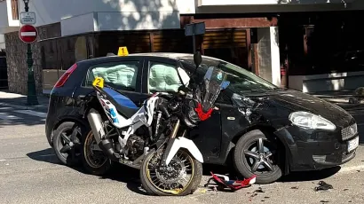 Prizor s mjesta nesreće u Bjelovaru/Foto: Čitatelj