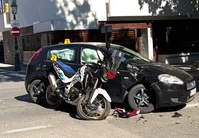 Prizor s mjesta nesreće u Bjelovaru/Foto: Čitatelj