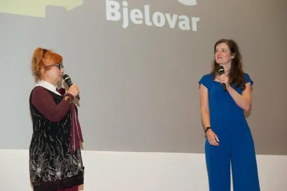 Selektorica DOKUarta Rada &Scaron;e&scaron;ić i nizozemska redateljica Susan Koenen/Foto: Stjepko Gambiroža