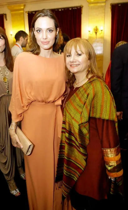 S Angelinom Jolie u Sarajevu/Foto: Privatni album