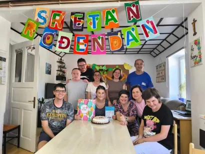 Proslava rođendan u udruzi/Foto: Privatni album