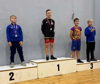 Na pobjedničkom postolju/Foto: Hrvački klub Čazma
