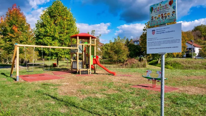 Dječje Igrali&scaron;te u Ulici Dobri&scaron;e Cesarića u Daruvaru/Foto: Predrag Uskoković/Grad Daruvar