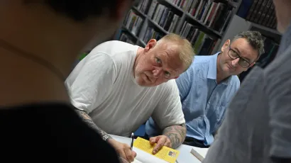 Robert Prosinečki i Dražen Kru&scaron;elj na predstavljanju knjige u Zagrebu/Foto: Ronald Gorsic/CROPIX