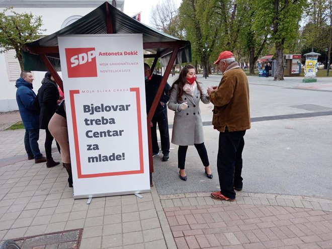 SDP-ova kandidatkinja za gradonačelnicu Antoneta Đokić/Foto: Deni Marčinković