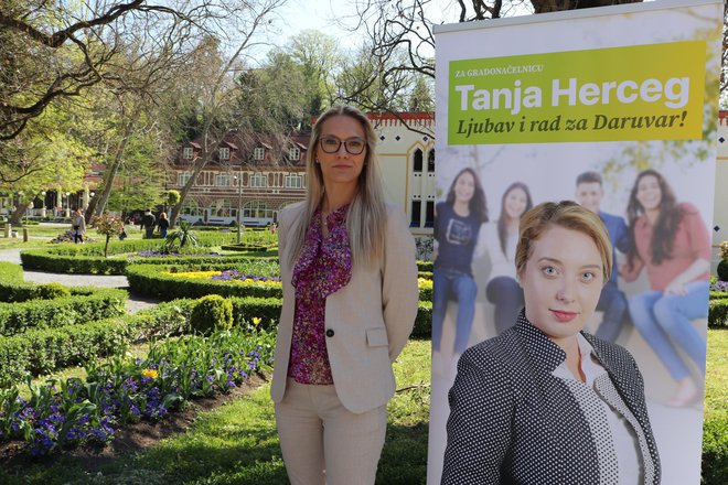 Ines Marijanović, kandidatkinja za zamjenicu gradonačelnice Daruvara/Foto: Daria Marković