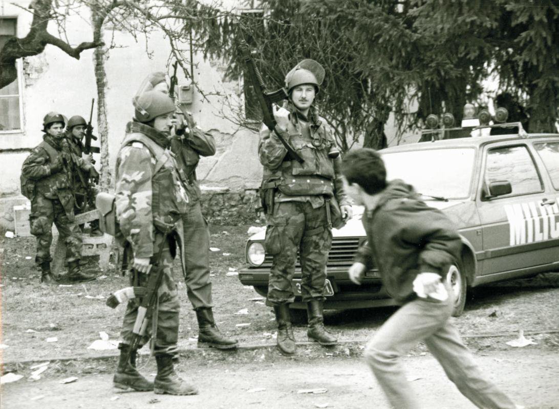 Fotografija: Arhivske fotografije prvih ratnih dana u Pakracu 1991. godine/Foto: Arhiv Grada Pakraca