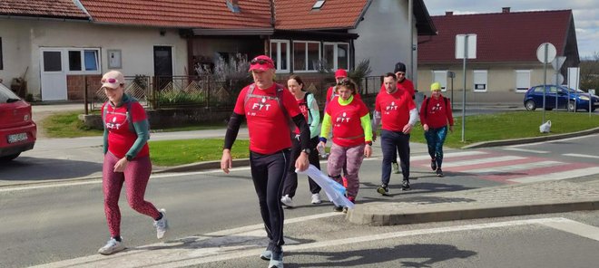 Slovenska ekipa hodača/FOTO: Hpd Garjevica Čazma