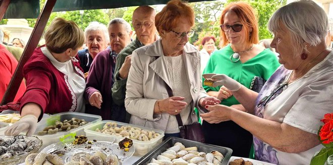 Velika gužva bila je i kod štanda s kolačima/Foto: Grad Bjelovar