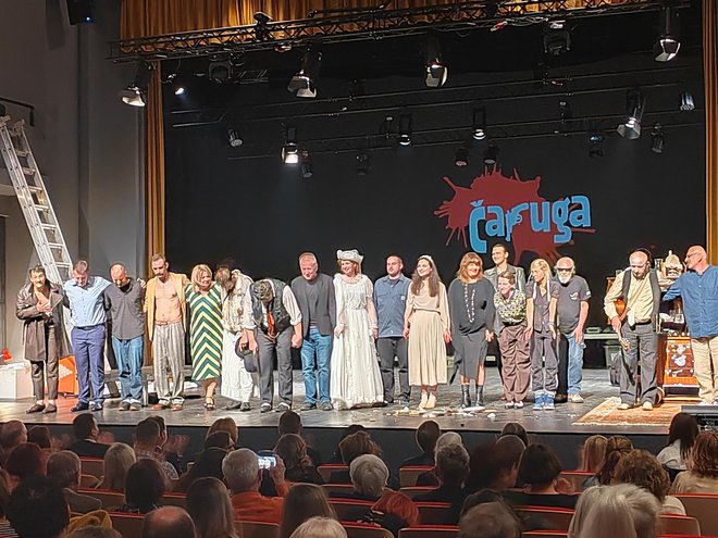 Glumci su nakon predstave dobili gromoglasan pljesak/Foto: Martina Čapo