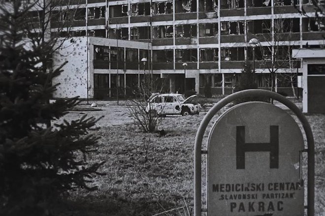 Pakračka bolnica tijekom Domovinskog rata/Foto: Screenshot iz filma 