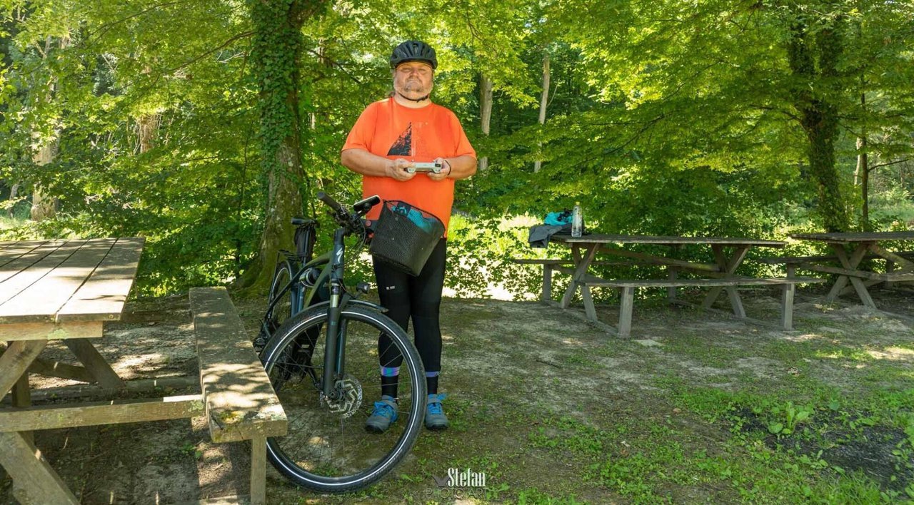 Fotografija: Kolega Štefan spreman je za novu avanturu/Foto: Štefan Brajković