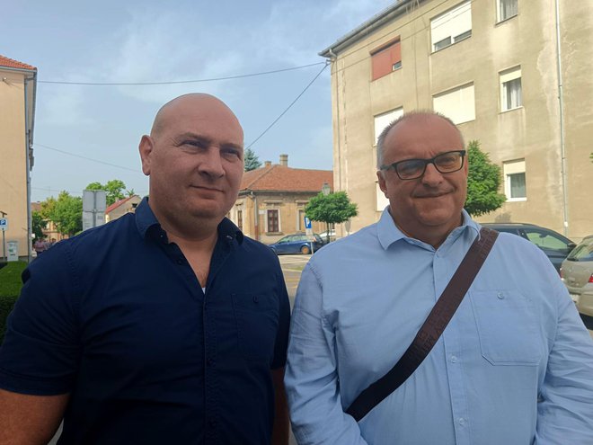 Prof. Ivan Peić i ravnatelj Tehničke škole Bjelovar Dario Malogorski/Foto: Slavica Trgovac Martan