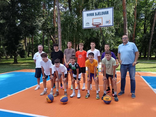 Mladi bjelovarski košarkaši/Foto: Slavica Trgovac Bjelovar