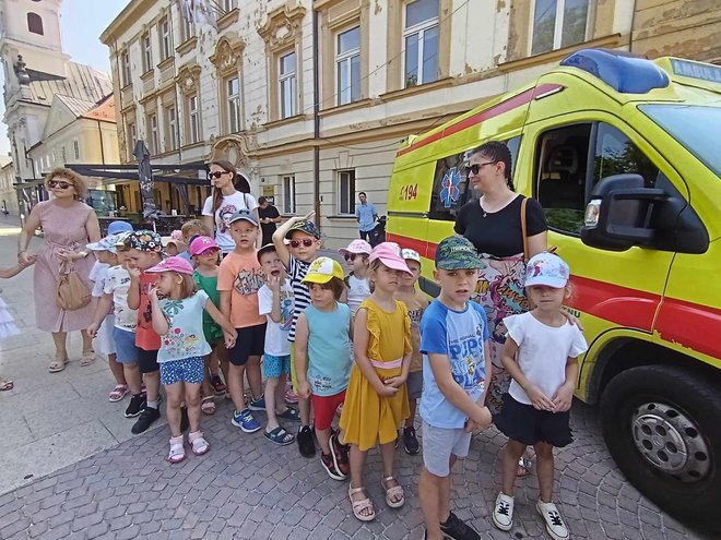 Vrtićanci su sa zanimanjem pratili što se događa/Foto: Slavica Trgovac Martan