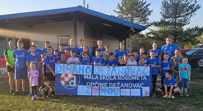 Mala škola nogometa u Dežanovcu uz Nou je/Foto: NK Dinamo Dežanovac