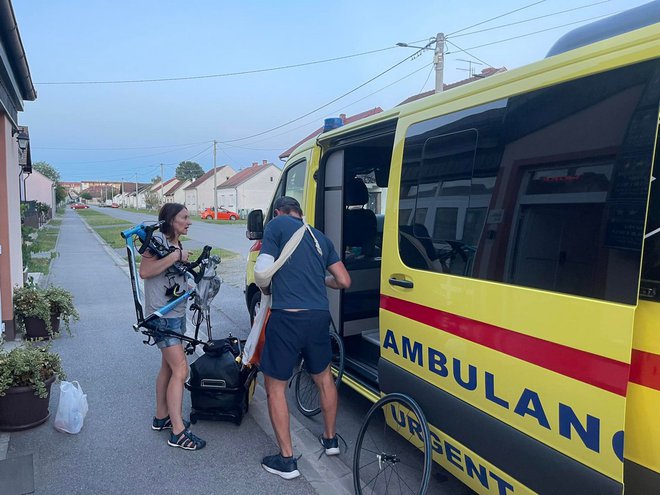 Na put je krenuo i bicikl u dijelovima/Foto: Siniša Glavaš