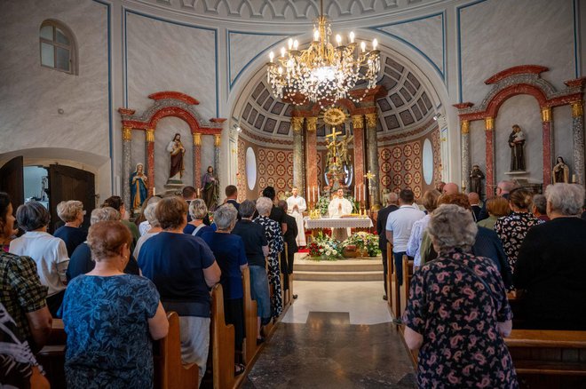 Svetu misu predvodio je župnik Ivan Popić/Foto: Predrag Uskoković/Grad Daruvar