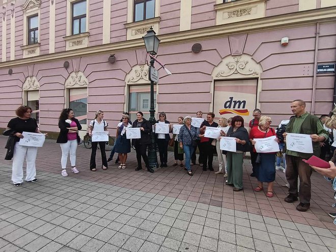 Okupilo se dvadesetak ljudi/Foto: Slavica Trgovac Martan