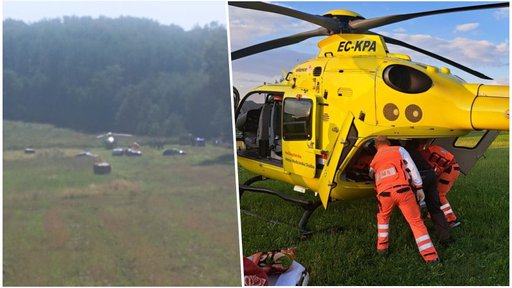 Teška nesreća kod Čazme: Na muškarca palo stablo, intervenirala i hitna helikopterska služba