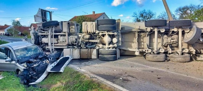 Stravičan prizor na cesti u Končanici/Foto: MojPortal.hr