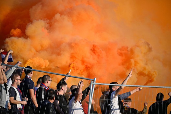 Bakljada Torcide/Foto: Damir Krajač/CROPIX