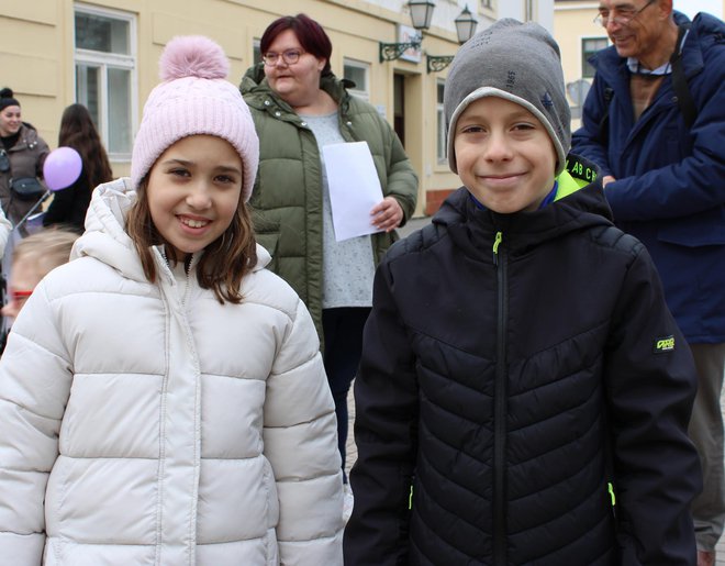 Leina s prijateljem Jakovom koji je također ''palčić''/Foto: Slavica Trgovac Martan