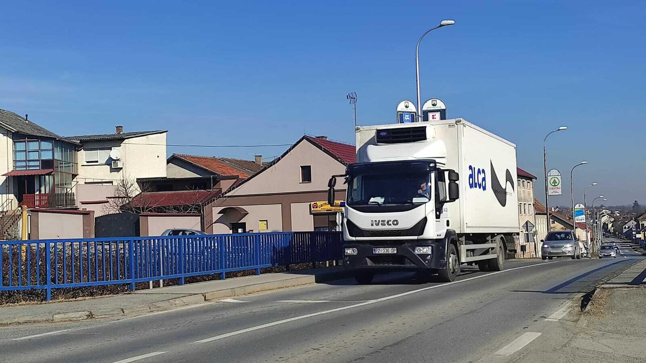 Fotografija: Odzvonilo je kamionima u centru Bjelovara/Foto: Martina Čapo