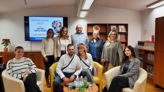 Zanimljivo predavanje Sven i Karolina održali su u Ekonomskoj i birotehničkoj školi Bjelovar/Foto:Slavica Trgovac Martan