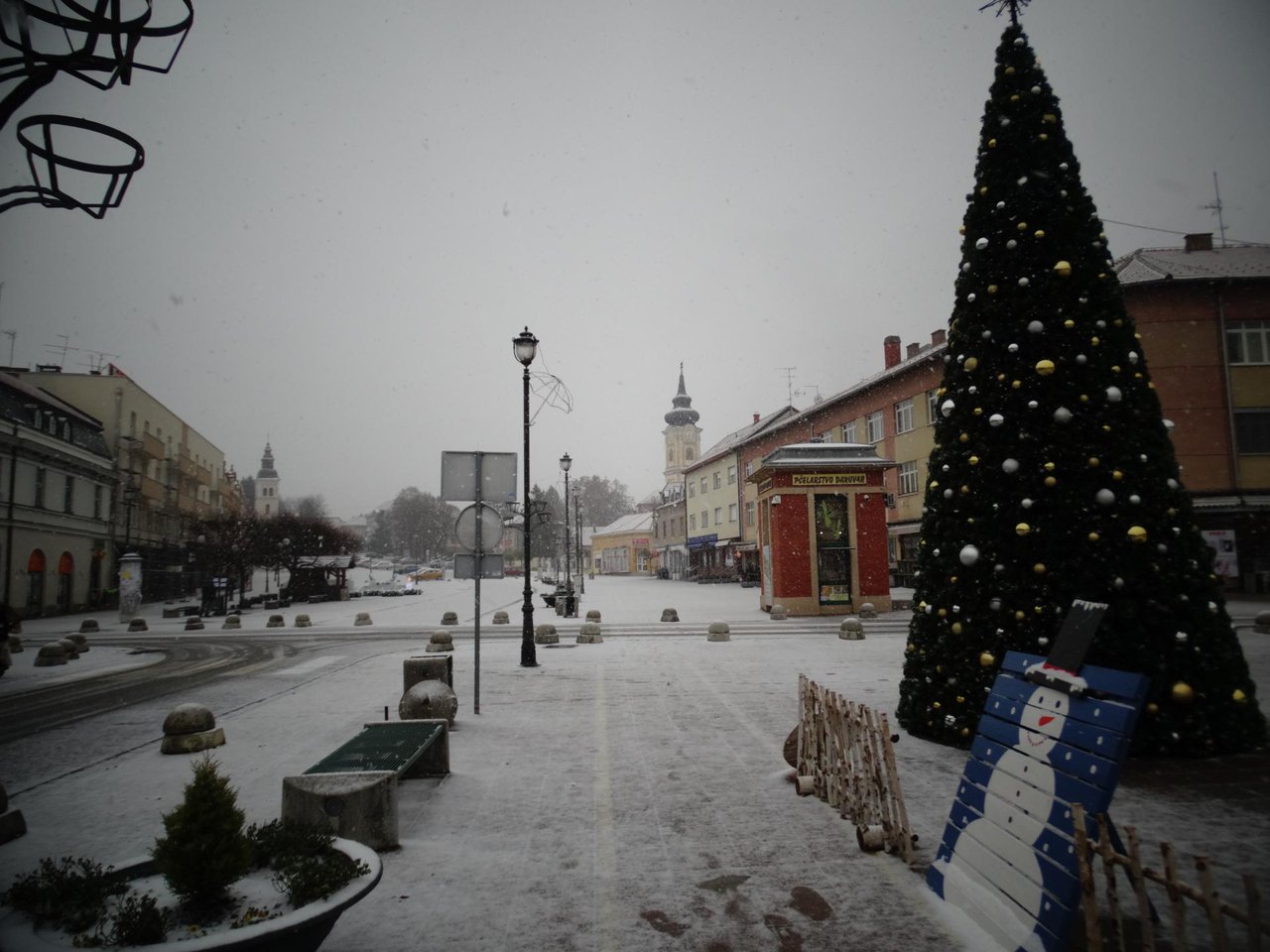 Fotografija: Pogled na daruvarski Trg kralja Tomislava/Foto: MojPortal.hr