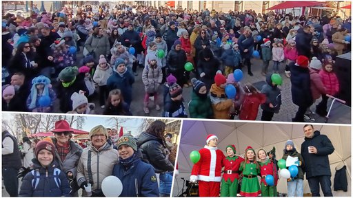 FOTO Prije svih ostalih: Maleni Bjelovarčani u podne veselo pozdravili 2025. godinu