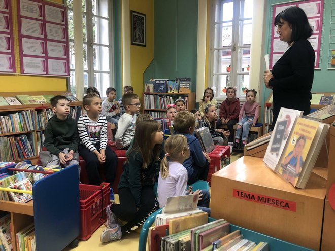 U bjelovarskoj knjižnici brojnim aktivnostima potiču djecu na čitanje/Foto: Narodna knjižnica Petar Preradović Bjelovar