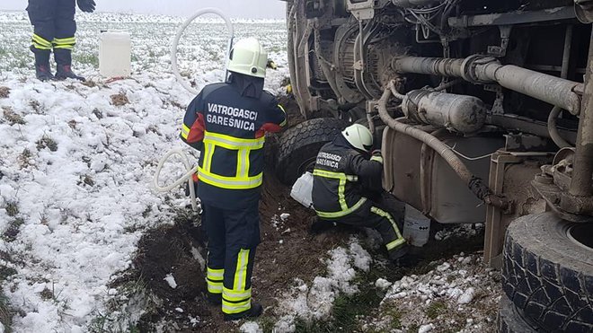 Kamion s kladama Zdenčac-Palešnik 2018./Foto: Privatni album