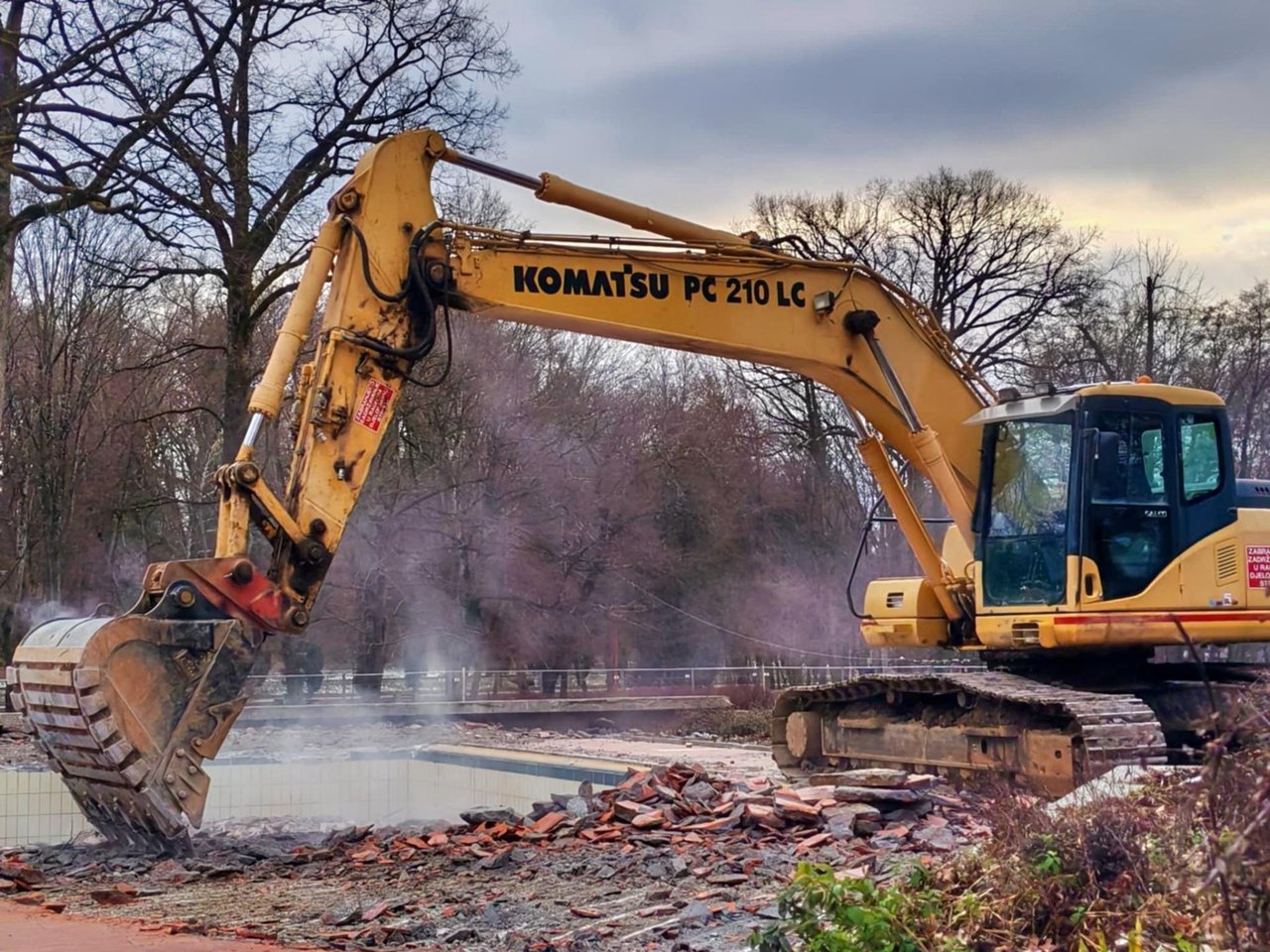 Fotografija: Stari bazen odlazi u povijest.../Foto: Martina Čapo/MojPortal.hr