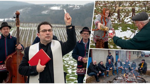 FOTO Vincekovo u Daruvaru: "Orezali smo trsove i poškropili ih vinom, nadamo se dobroj sezoni"