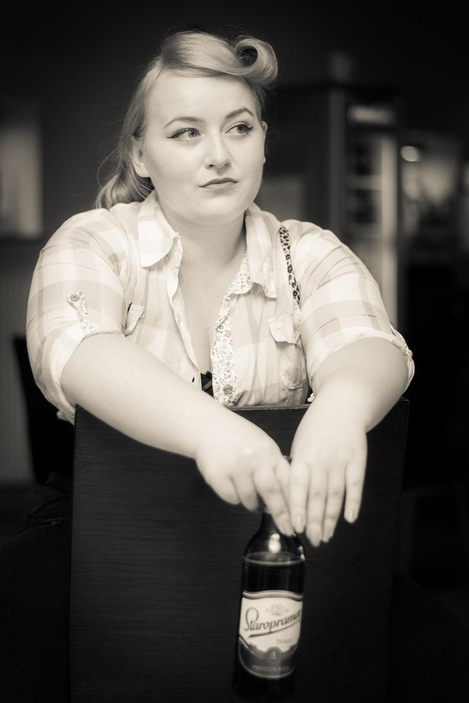 Kristina uvijek na sebi ima bar jedan rockabilly detalj/ Foto: Predrag Uskoković