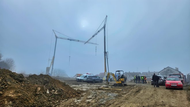 Gradilište budućeg Učeničkog doma/Foto: Nikica Puhalo/MojPortal.hr